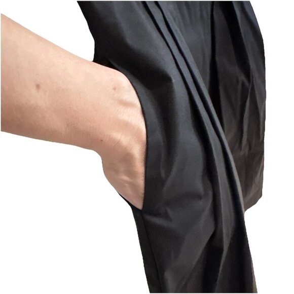 White House Black Market Dress Black Size 2, V Neck 3/4 Sleeves Wednesday button - Picture 4 of 10